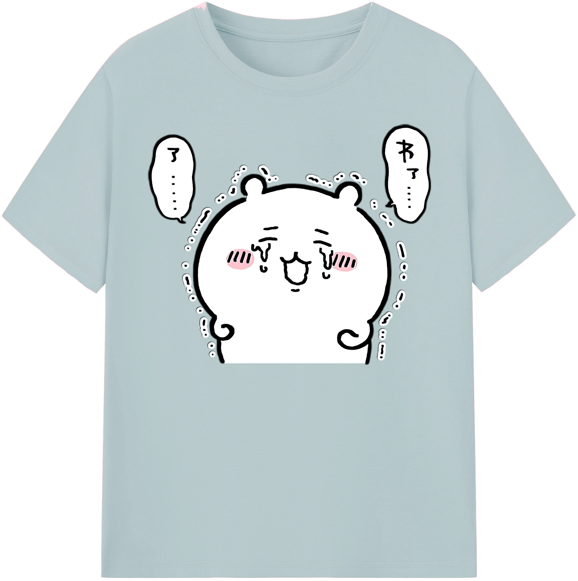 （画像用） ちいかわ ちいかわ Chii-kawa chiikawa 綿100％半袖Tシャツ（フロントプリント）